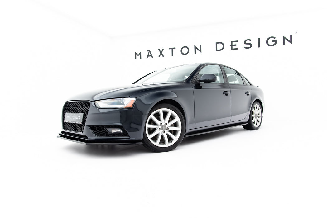 Maxton Design Front Splitter V.1 Audi A4 B8 FL