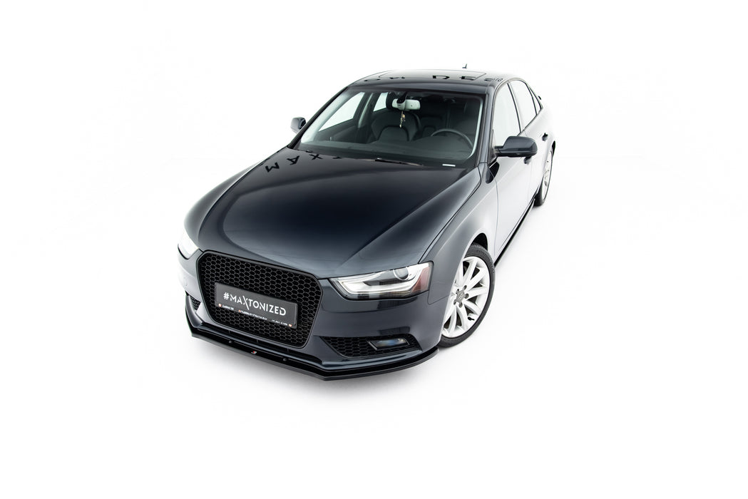 Maxton Design Front Splitter V.1 Audi A4 B8 FL