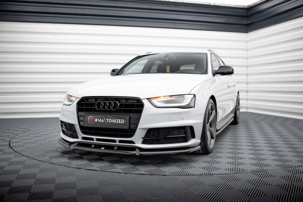Maxton Design Front Splitter V.1 Audi A4 Competition B8 Facelift
