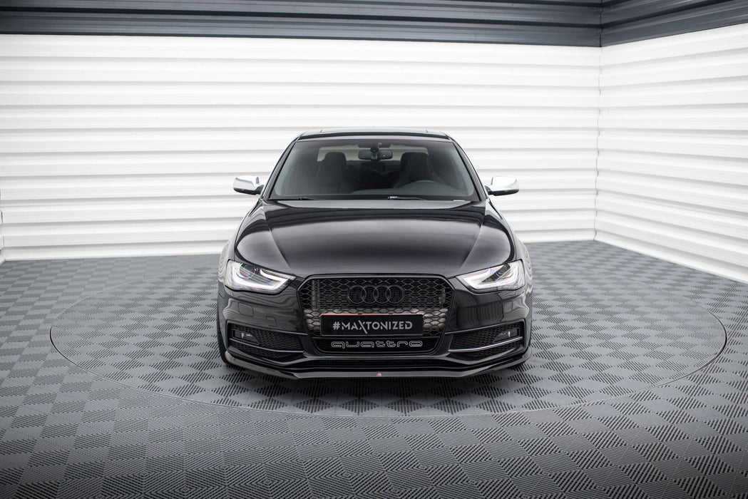 Maxton Design Front Splitter V.1 Audi A4 S-Line / S4 B8 Facelift