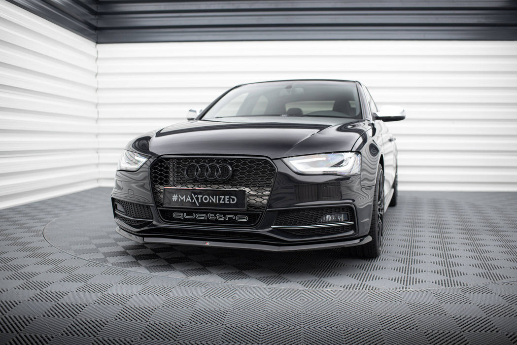 Maxton Design Front Splitter V.1 Audi A4 S-Line / S4 B8 Facelift