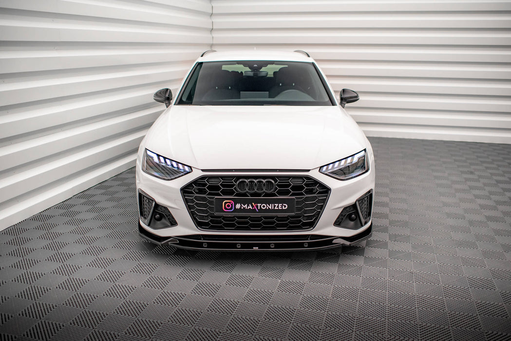Maxton Design Front Splitter V.1 Audi A4 S-Line / S4 B9 Facelift