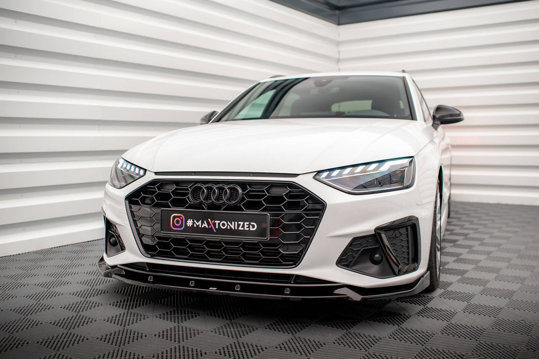 Maxton Design Front Splitter V.1 Audi A4 S-Line / S4 B9 Facelift