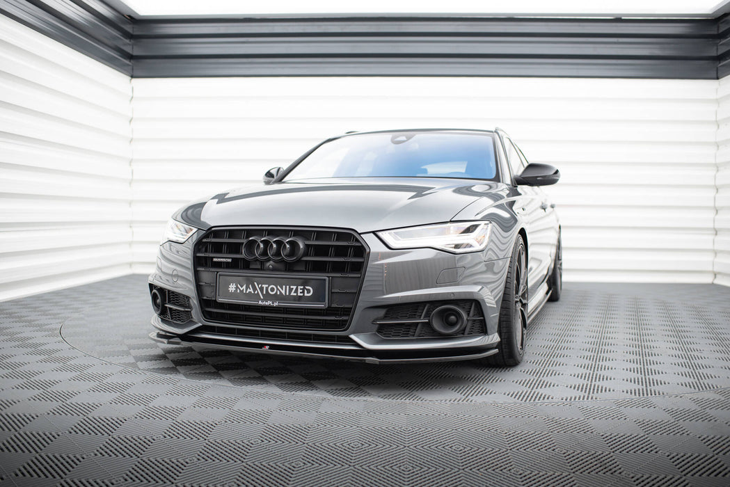 Maxton Design Front Splitter V.1 Audi A6 / A6 C7 S-line/ S6 C7 Facelift