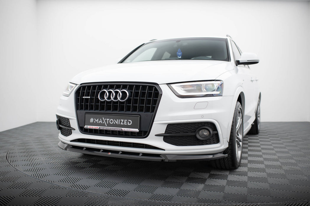 Maxton Design Front Splitter V.1 Audi Q3 S-line 8U