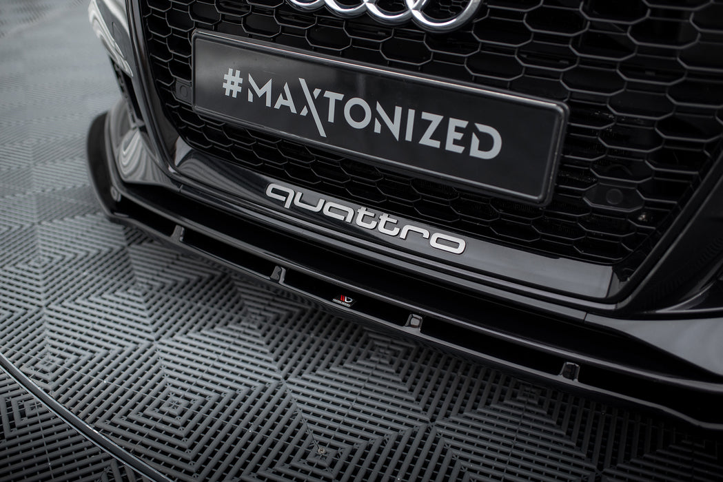 Maxton Design Front Splitter V.1 Audi RS3 8V FL Sedan