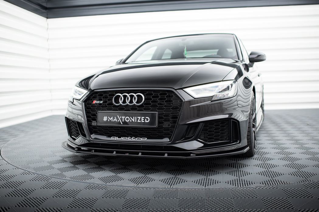 Maxton Design Front Splitter V.1 Audi RS3 8V FL Sedan