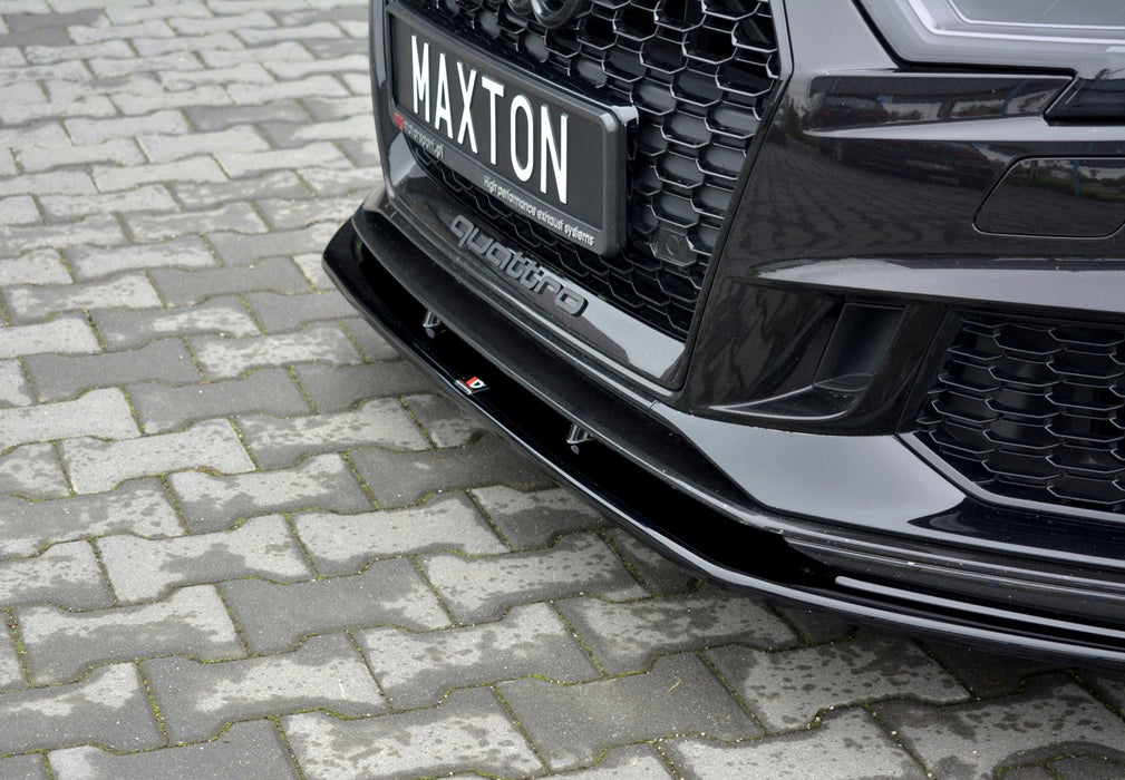 Maxton Design Front Splitter V.1 Audi RS3 8V FL Sportback