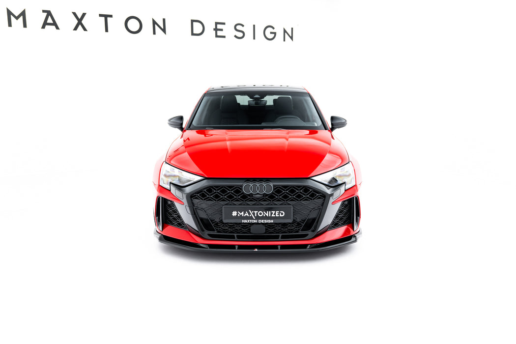 Maxton Design Front Splitter V.1 Audi RS3 Sedan 8Y Facelift