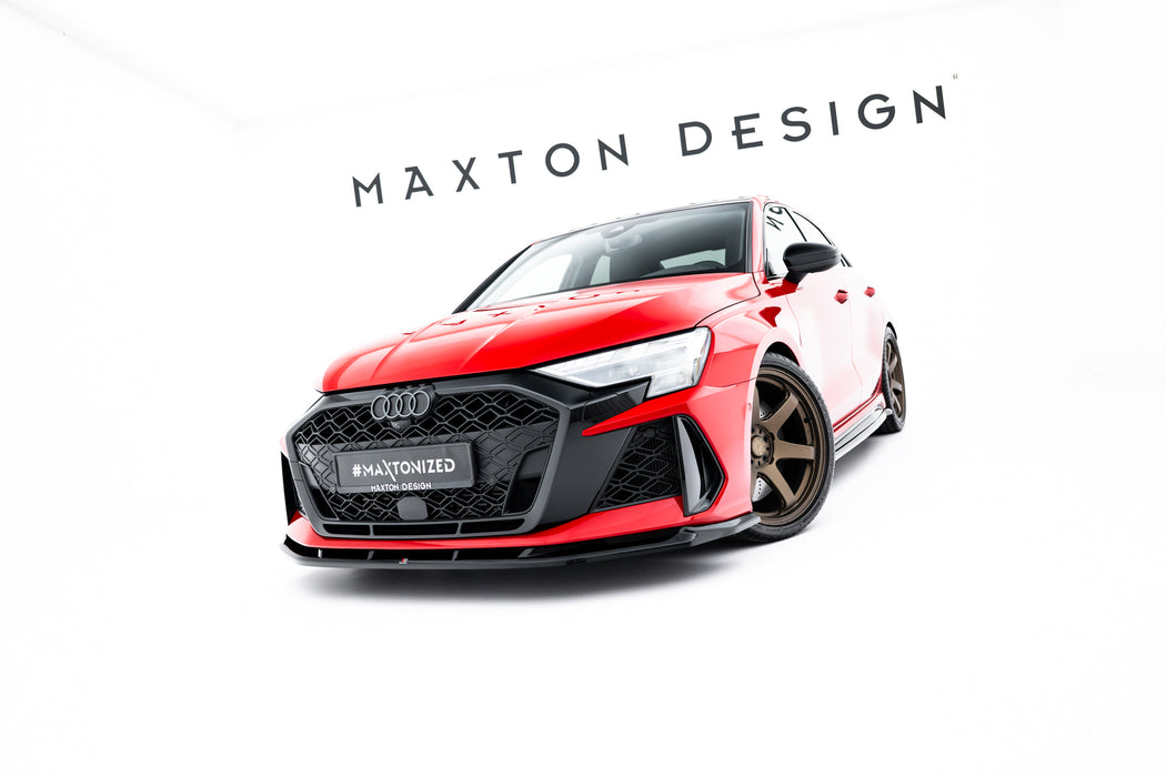 Maxton Design Front Splitter V.1 Audi RS3 Sedan 8Y Facelift