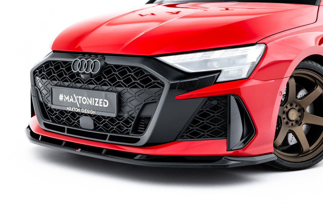 Maxton Design Front Splitter V.1 Audi RS3 Sedan 8Y Facelift