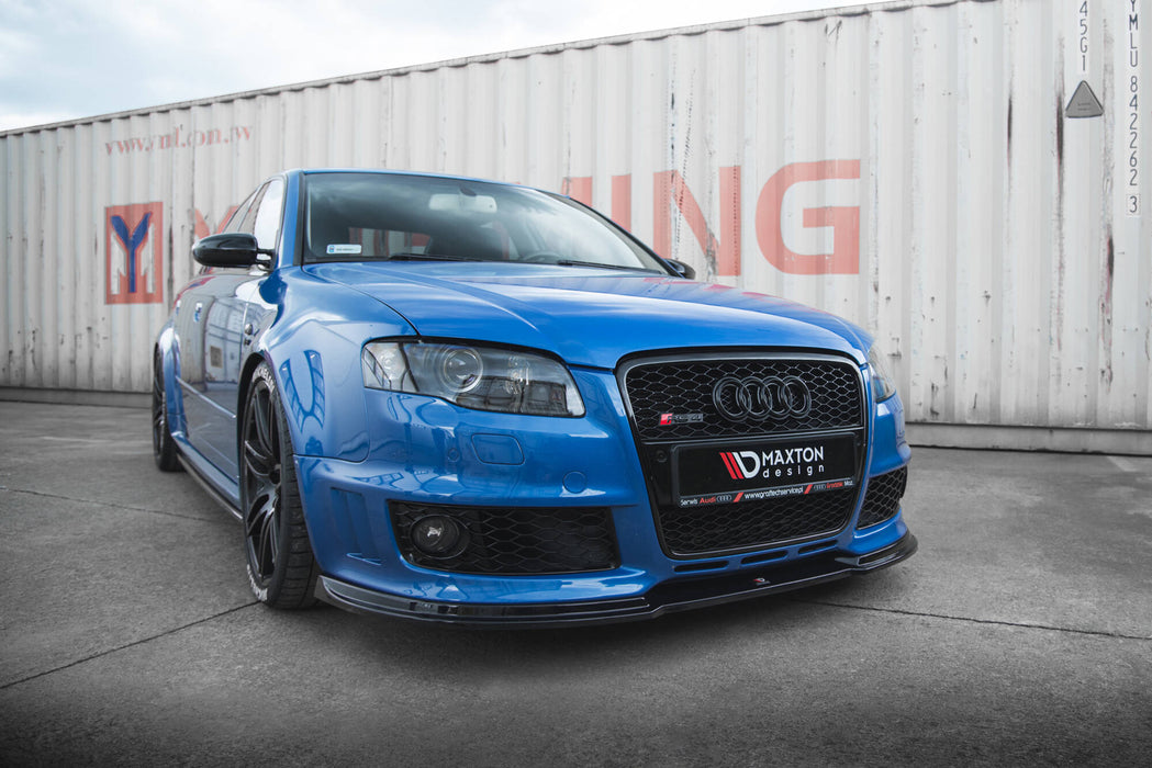 Maxton Design Front Splitter V.1 Audi RS4 B7