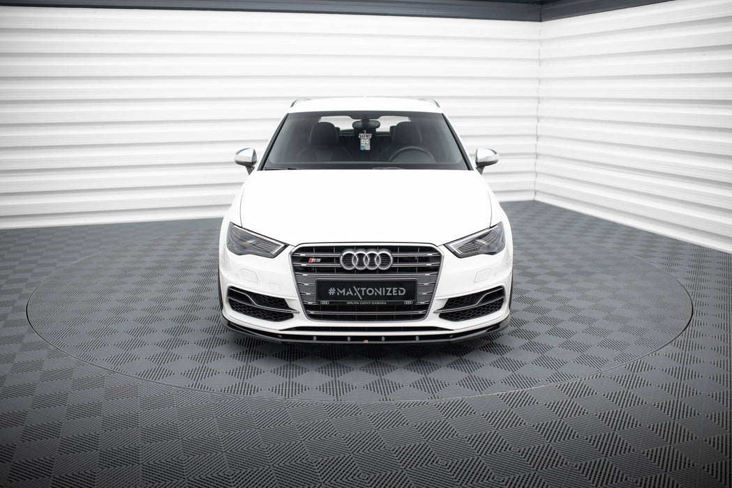 Maxton Design Front Splitter V.1 Audi S3 / A3 S-Line Sportback / Hatchback 8V