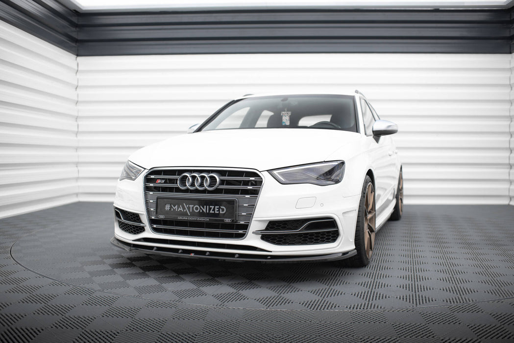 Maxton Design Front Splitter V.1 Audi S3 / A3 S-Line Sportback / Hatchback 8V