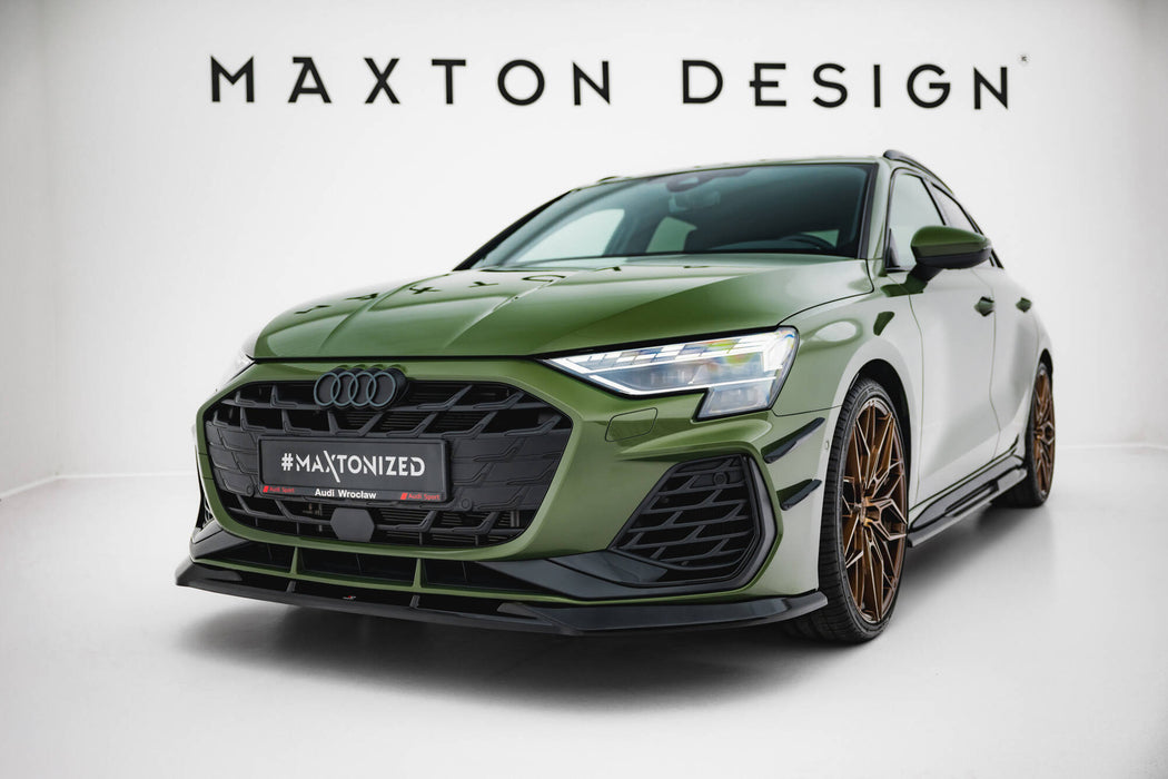 Maxton Design Front Splitter V.1 Audi S3 / A3 S-line Sportback / Sedan 8Y Facelift