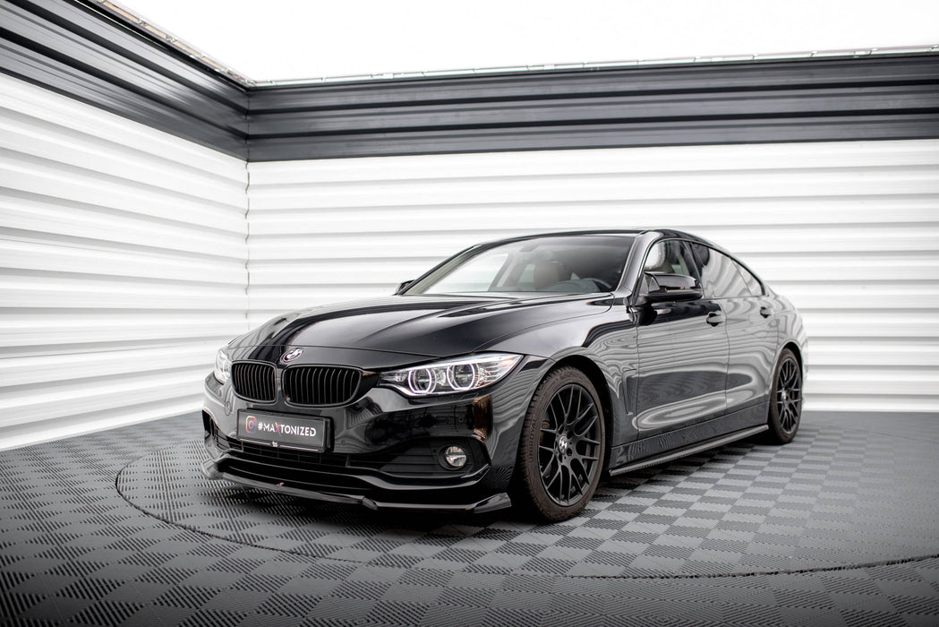 Maxton Design Front Splitter V.1 BMW 4 Coupe / Gran Coupe / Cabrio F32 / F36 / F33