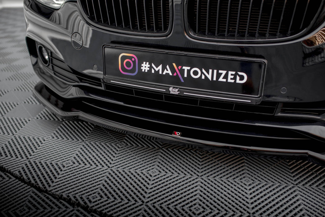 Maxton Design Front Splitter V.1 BMW 4 Coupe / Gran Coupe / Cabrio F32 / F36 / F33