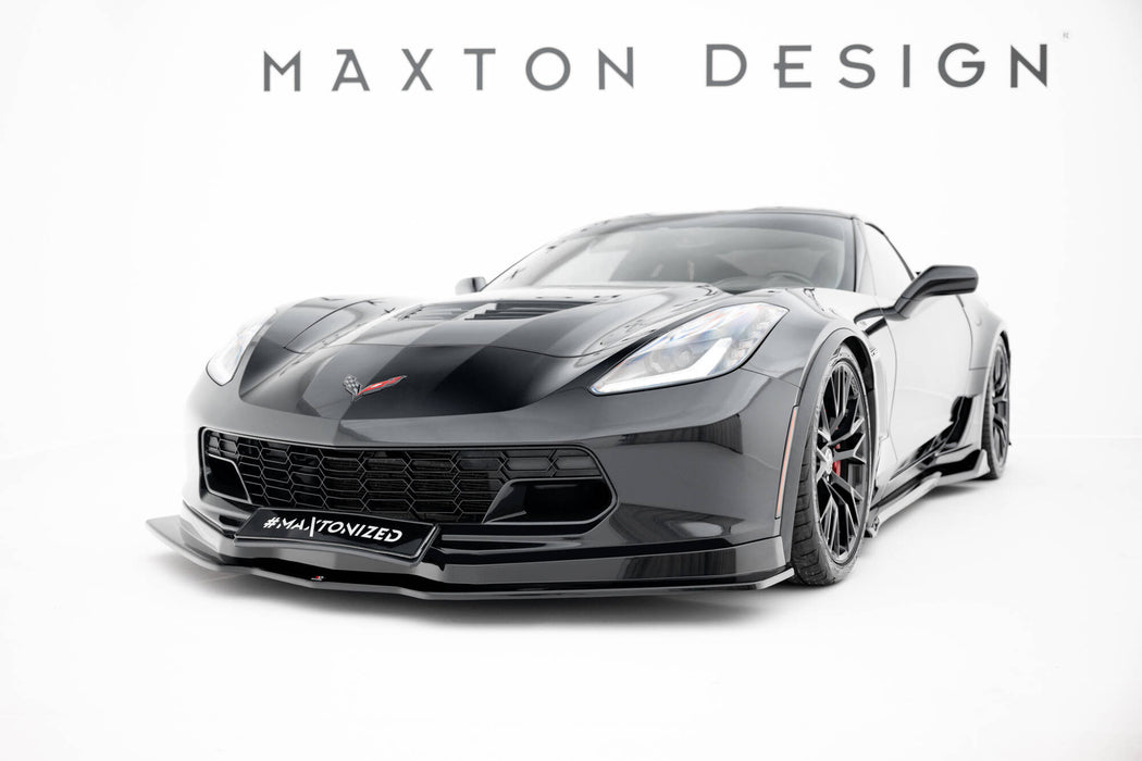 Maxton Design Front Splitter V.1 Chevrolet Corvette Stingray / Z06 C7
