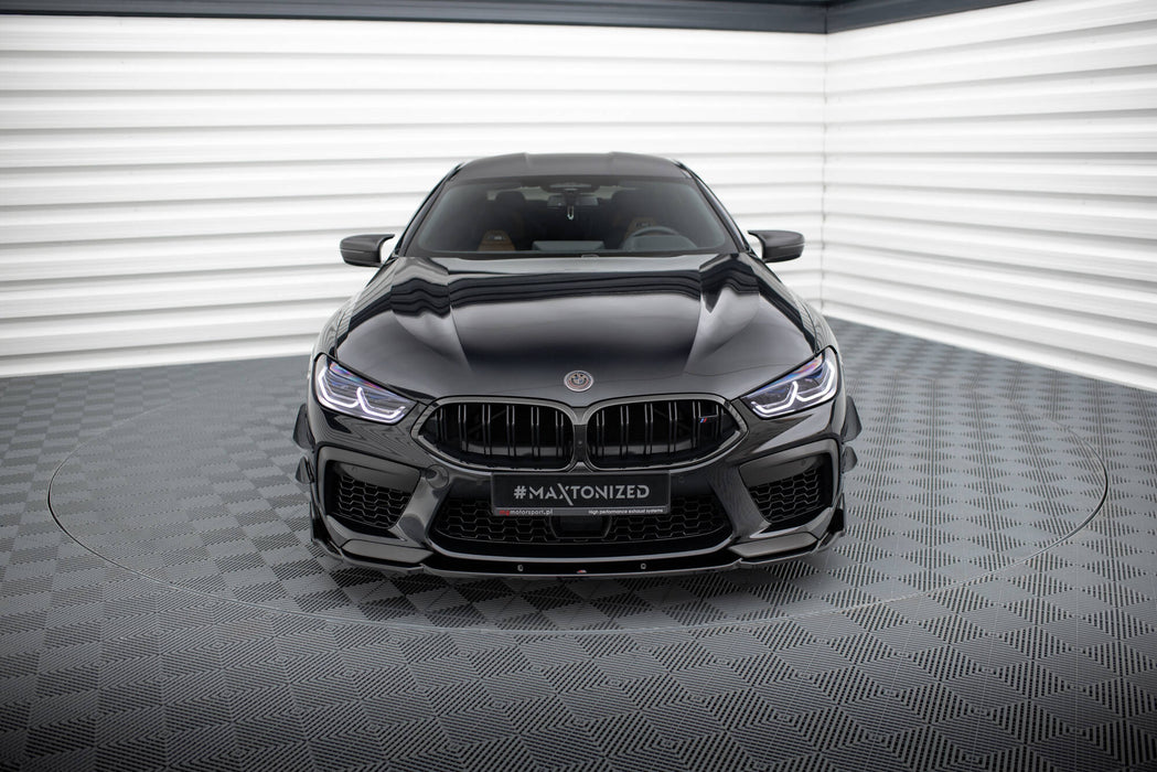 Maxton Design Front Splitter V.1 + Flaps BMW M8  Gran Coupe F93 / Coupe F92