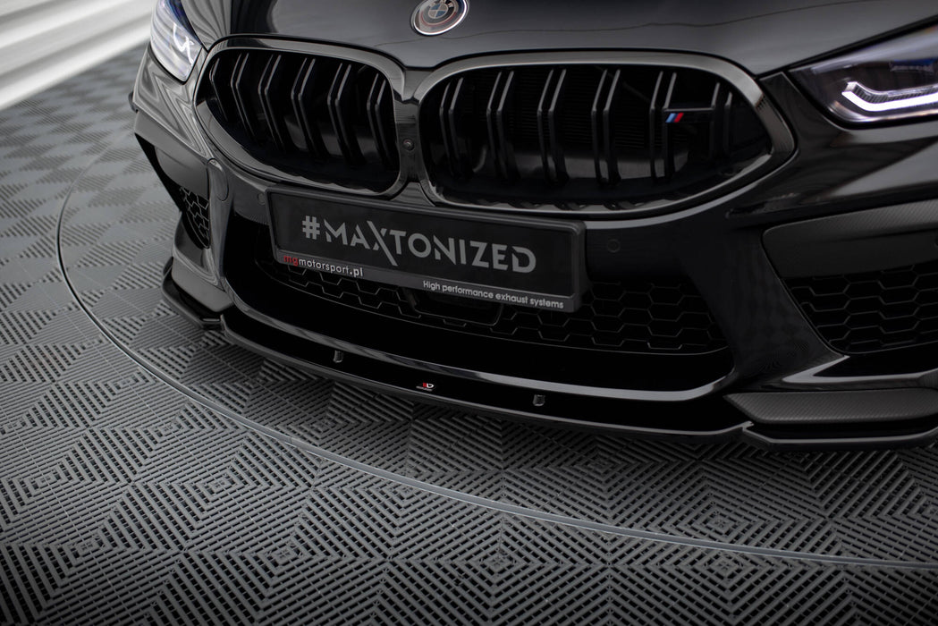 Maxton Design Front Splitter V.1 + Flaps BMW M8  Gran Coupe F93 / Coupe F92