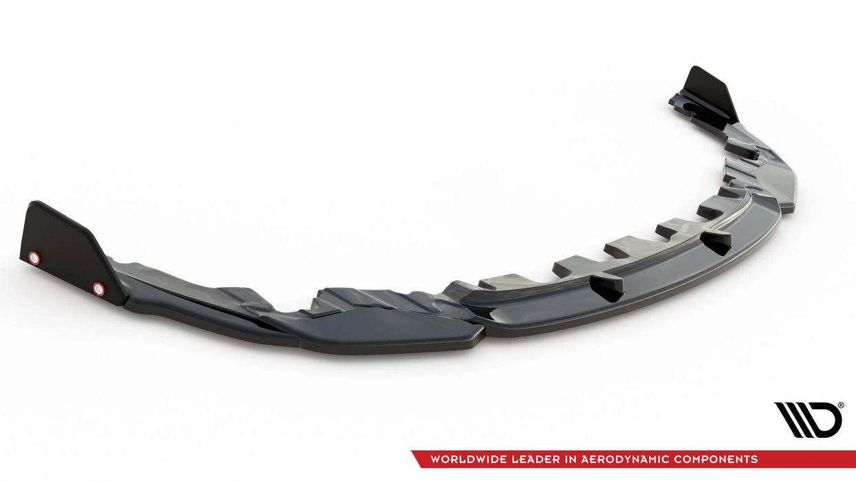 Maxton Design Front Splitter V.1 + Flaps BMW M8  Gran Coupe F93 / Coupe F92