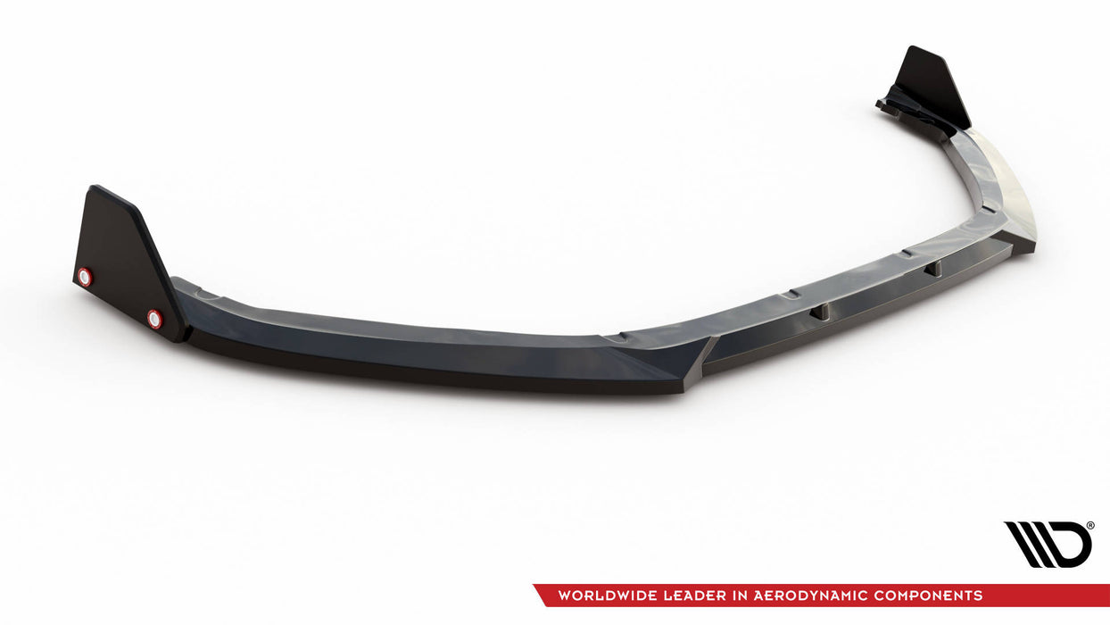 Maxton Design Front Splitter V.1 + Flaps Peugeot 208 GT Mk2