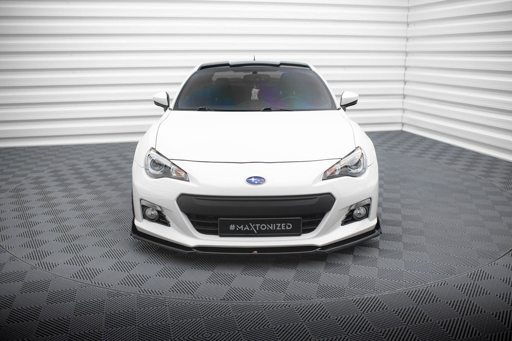 Maxton Design Front Splitter V.1 + Flaps Subaru BRZ Mk1
