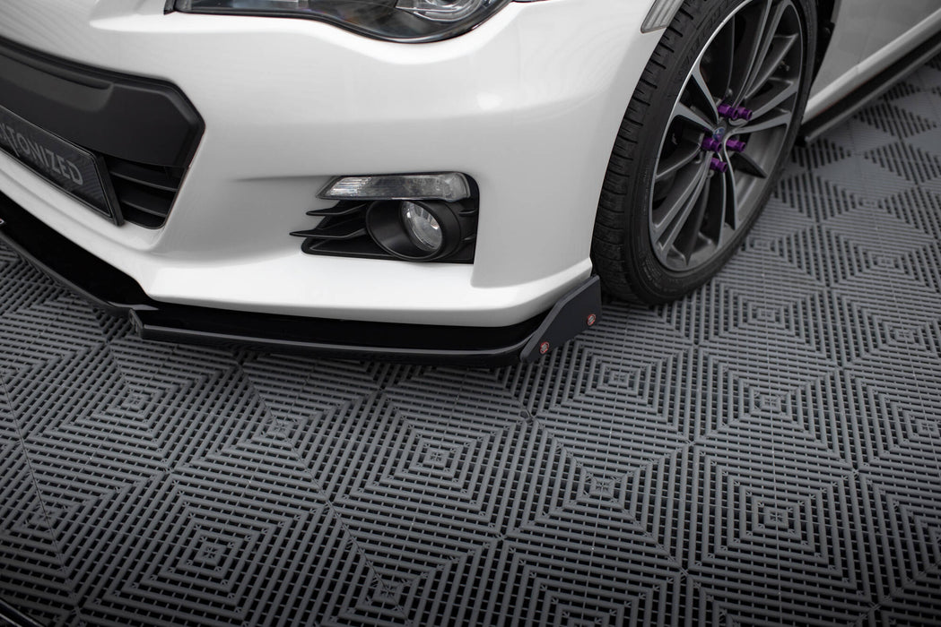 Maxton Design Front Splitter V.1 + Flaps Subaru BRZ Mk1