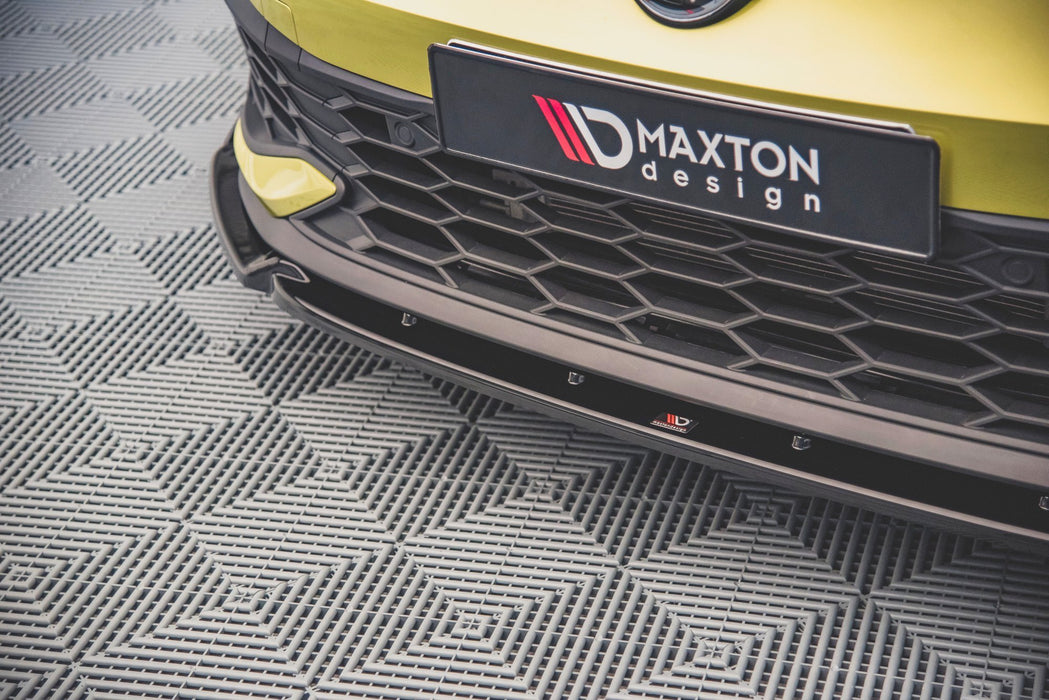 Maxton Design Front Splitter V.1 + Flaps Volkswagen Golf GTI Clubsport Mk8