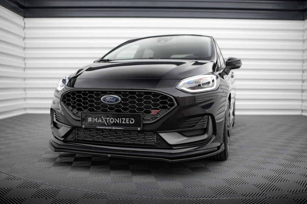 Maxton Design Front Splitter V.1 Ford Fiesta ST / ST-line Mk8 Facelift