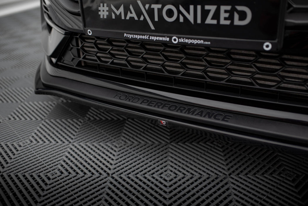 Maxton Design Front Splitter V.1 Ford Fiesta ST / ST-line Mk8 Facelift