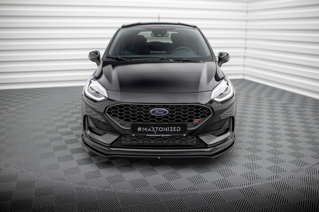 Maxton Design Front Splitter V.1 Ford Fiesta ST / ST-line Mk8 Facelift