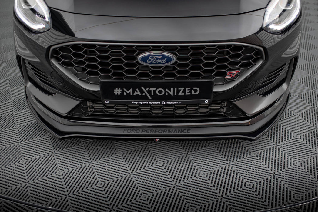 Maxton Design Front Splitter V.1 Ford Fiesta ST / ST-line Mk8 Facelift