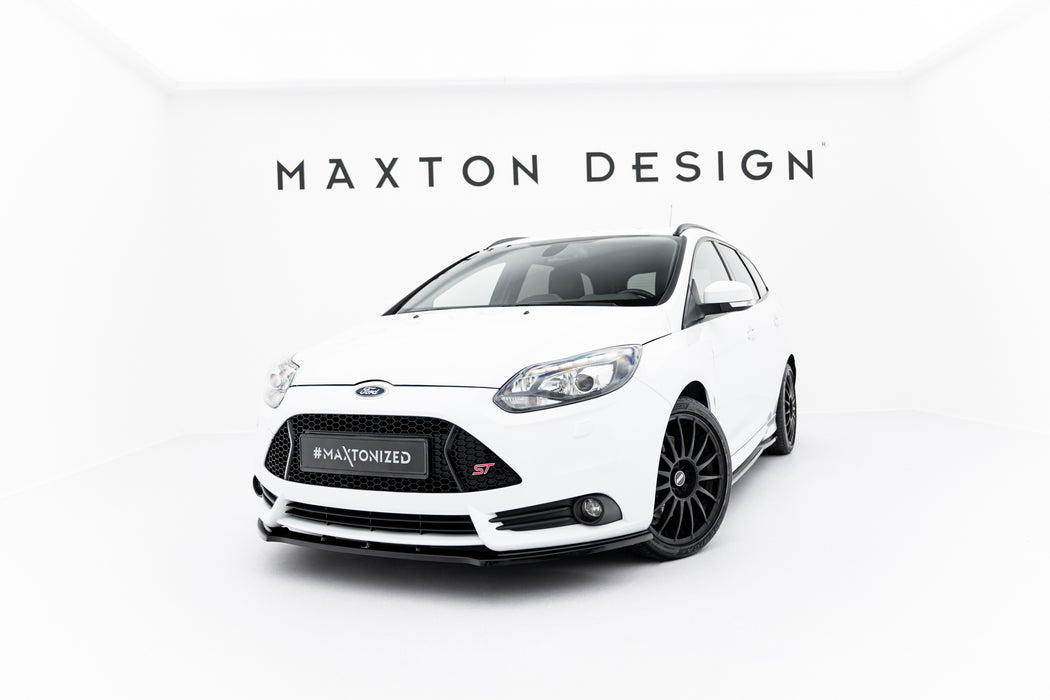 Maxton Design Front Splitter V.1 Ford Focus ST Mk3