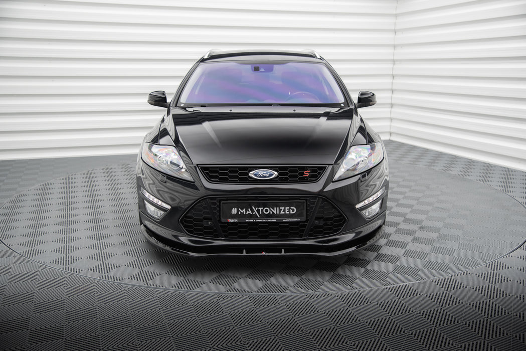 Maxton Design Front Splitter V.1 Ford Mondeo ST-Line Estate Mk4 Facelift