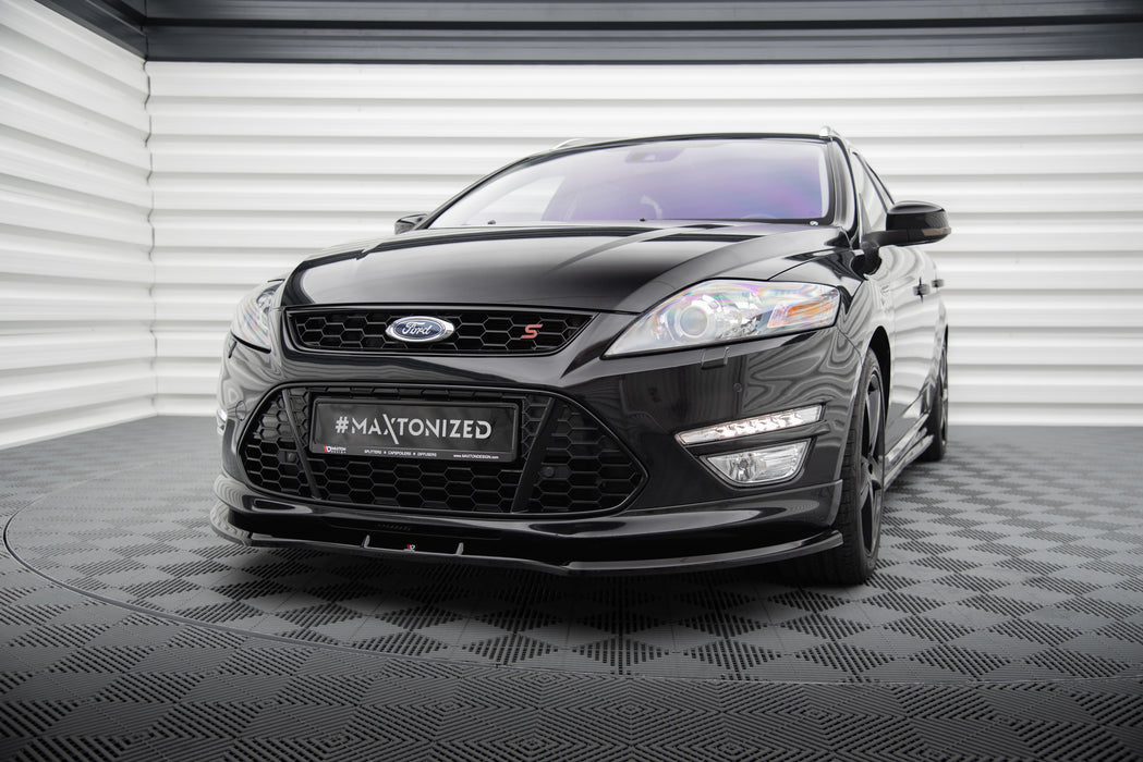 Maxton Design Front Splitter V.1 Ford Mondeo ST-Line Estate Mk4 Facelift