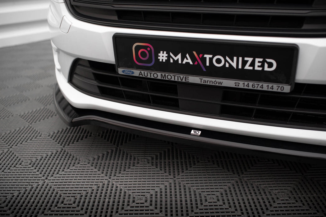 Maxton Design Front Splitter V.1 Ford Transit Connect Mk2 Facelift