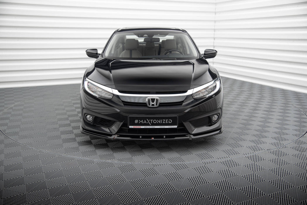 Maxton Design Front Splitter V.1 Honda Civic Sedan Mk10