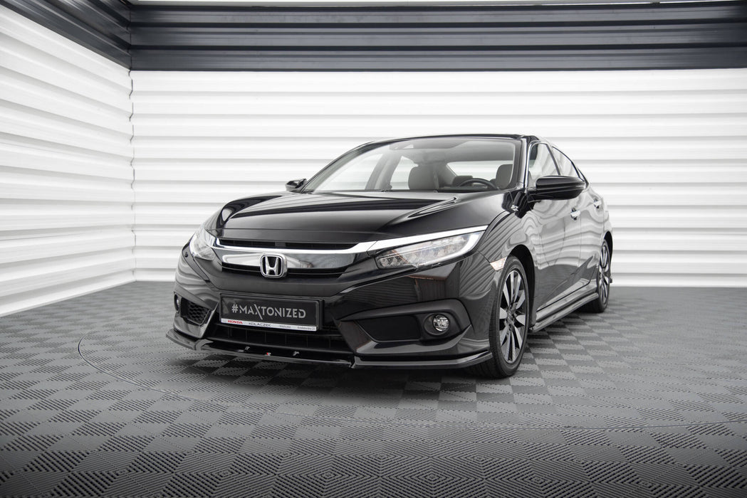 Maxton Design Front Splitter V.1 Honda Civic Sedan Mk10