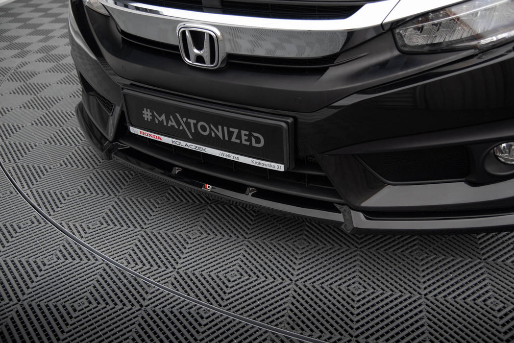 Maxton Design Front Splitter V.1 Honda Civic Sedan Mk10