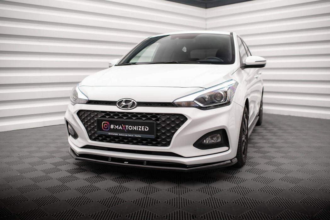 Maxton Design Front Splitter V.1 Hyundai I20 Mk2 Facelift