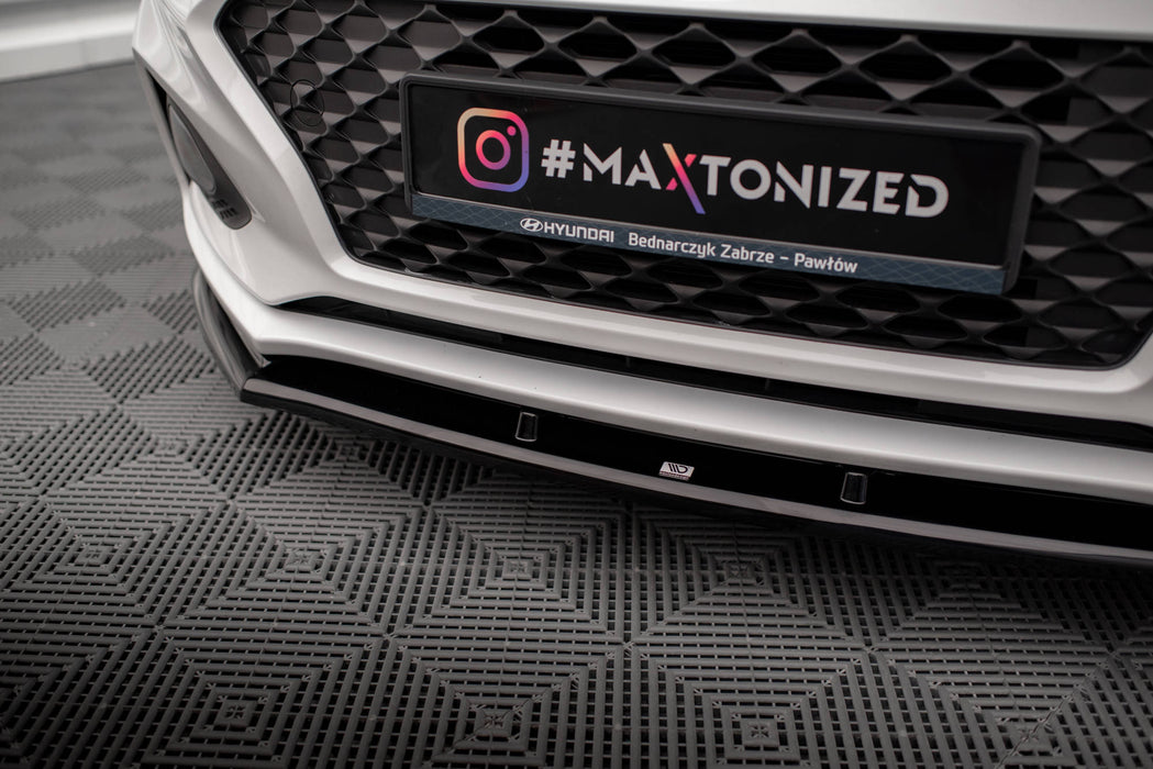 Maxton Design Front Splitter V.1 Hyundai I20 Mk2 Facelift