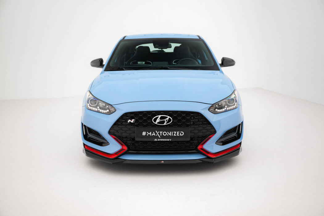 Maxton Design Front Splitter V.1 Hyundai Veloster N Mk2