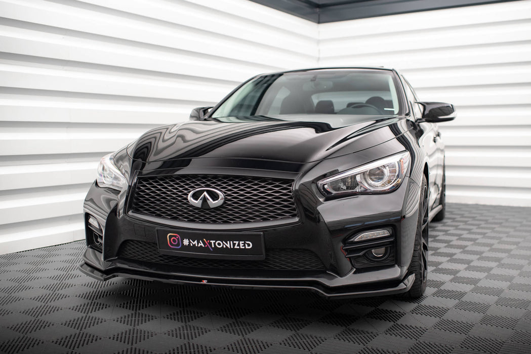Maxton Design Front Splitter V.1 Infiniti Q50 S Mk1