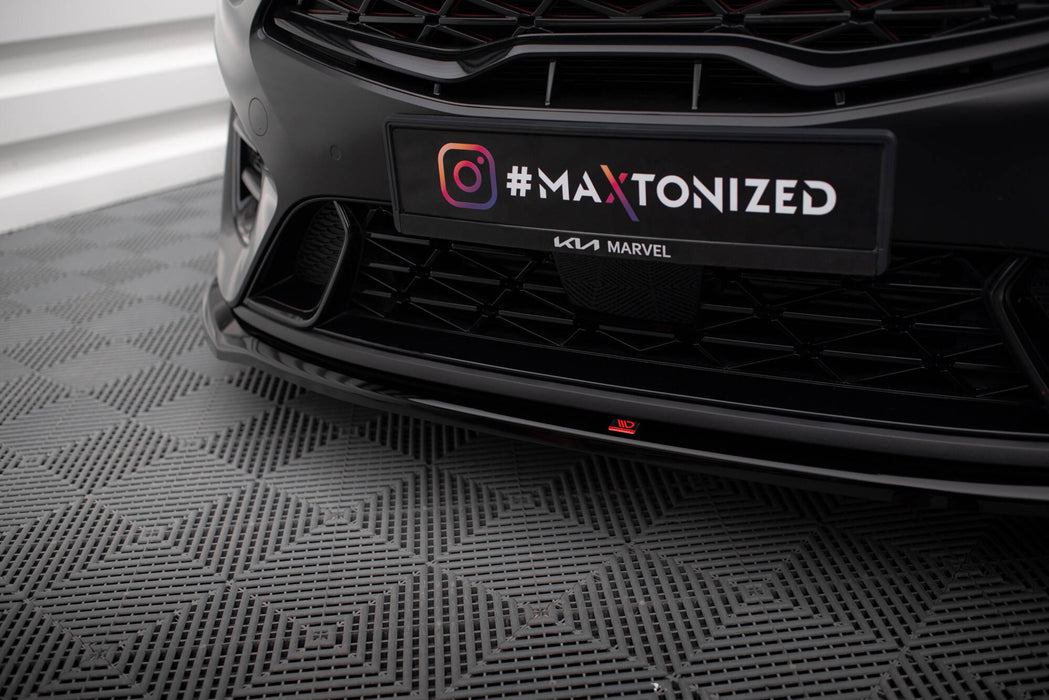 Maxton Design Front Splitter V.1 Kia Proceed GT Mk3 Facelift / Ceed GT / GT - Line Mk1 Facelift