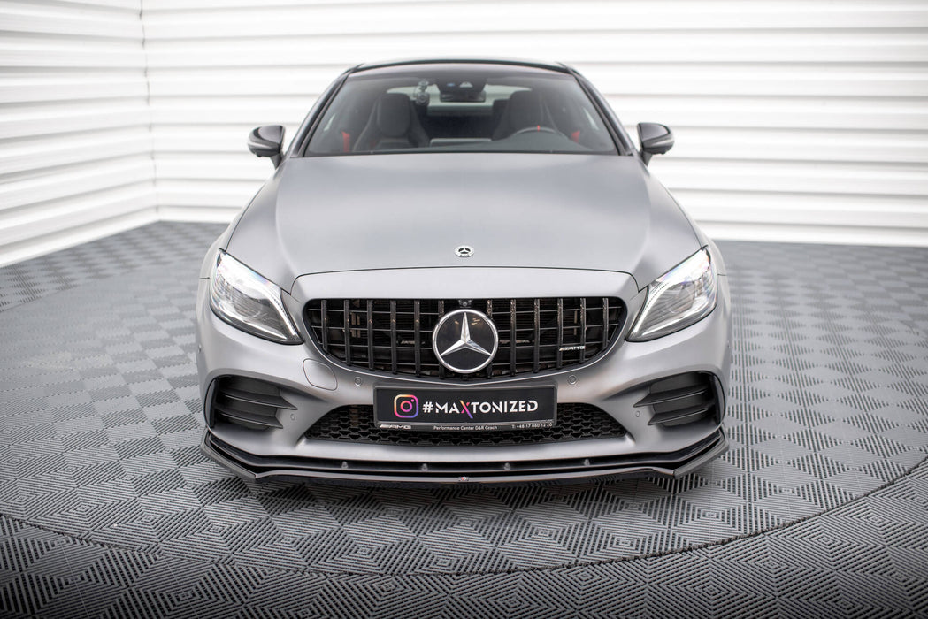 Maxton Design Front Splitter V.1 Mercedes-AMG C43 Coupe / Cabrio / Sedan / Estate C205 / A205 / W205 / S205 Facelift