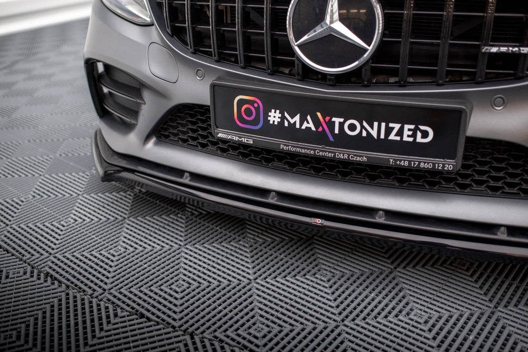 Maxton Design Front Splitter V.1 Mercedes-AMG C43 Coupe / Cabrio / Sedan / Estate C205 / A205 / W205 / S205 Facelift
