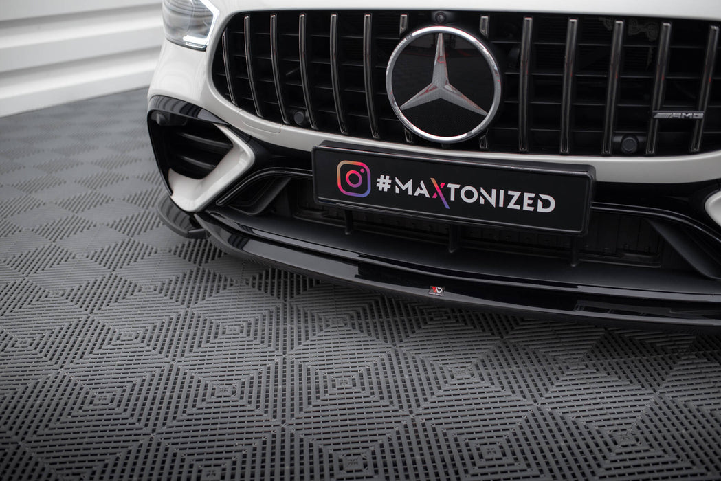 Maxton Design Front Splitter V.1 Mercedes-AMG GT 43 4 Door Coupe V8 Styling Package