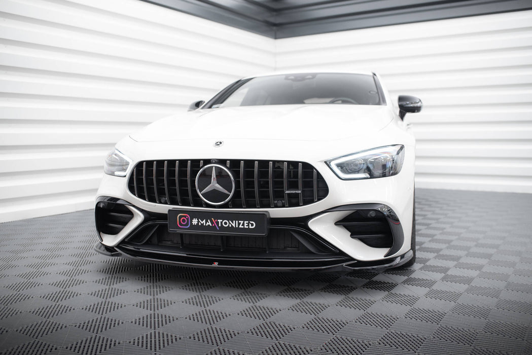 Maxton Design Front Splitter V.1 Mercedes-AMG GT 43 4 Door Coupe V8 Styling Package