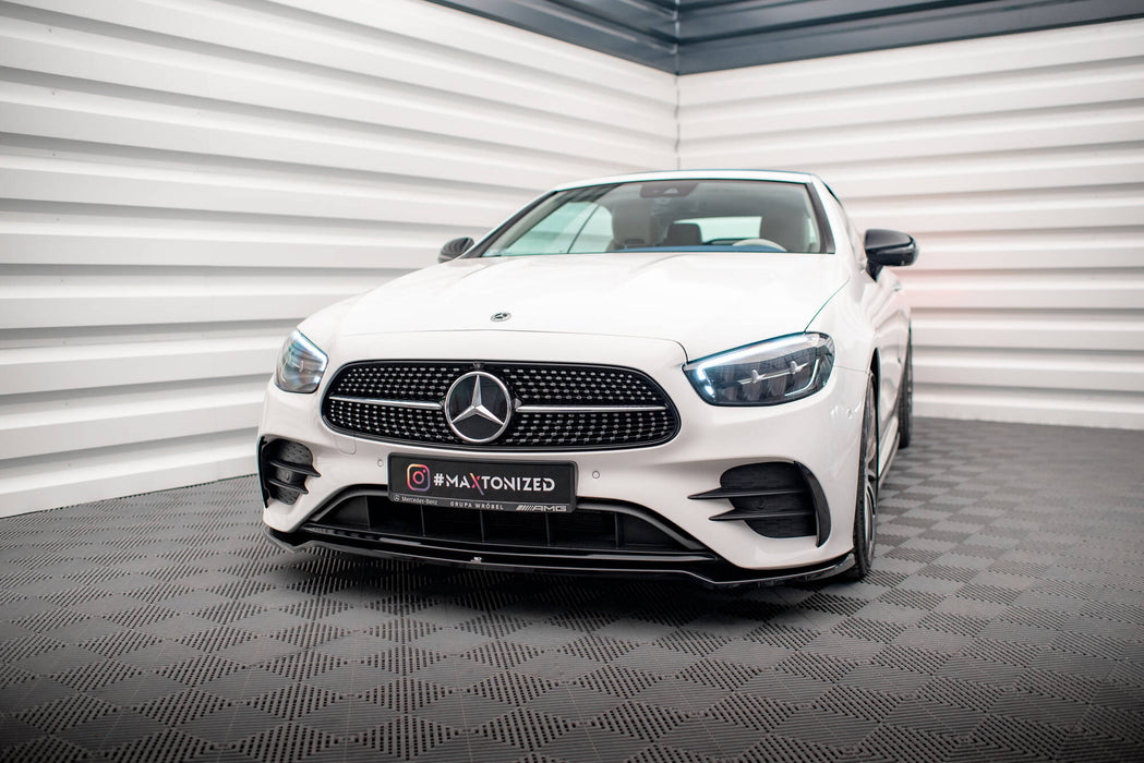 Maxton Design Front Splitter V.1 Mercedes-Benz E-Class W213 Coupe Facelift (C238 Facelift) / Cabriolet (A238 Facelift) AMG-Line / 53 AMG